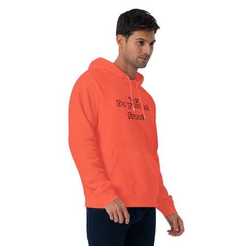 Unisex eco raglan hoodie/Felpa con cappuccio ricamata - Picture 6 of 27