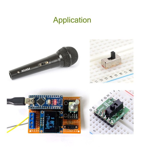 Interruptor deslizante vertical SPDT Mini 1P2T 2 posiciones 5 mm 10 piezas para PCB Arduino - Imagen 6 de 6