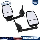 Pair Manual Tow Mirrors For 03-17 Chevy Express Savana Van  LH & RH side 