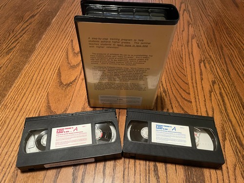 Where There's A Will There's An A How to Get Better Grades in High School 2 VHS - Picture 11 of 11