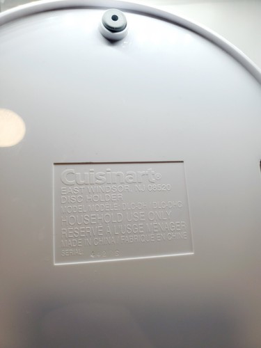 Cuisinart Set Of 2 Discs DLC-837TX DLC-842TX And DH-4C Holder - Picture 8 of 9