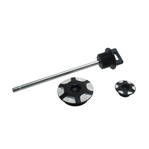 Kit de tapones de motor de aluminio varilla de medición para Honda CRF110F Dirt Pit Bike piezas de motor - Imagen 11 de 22