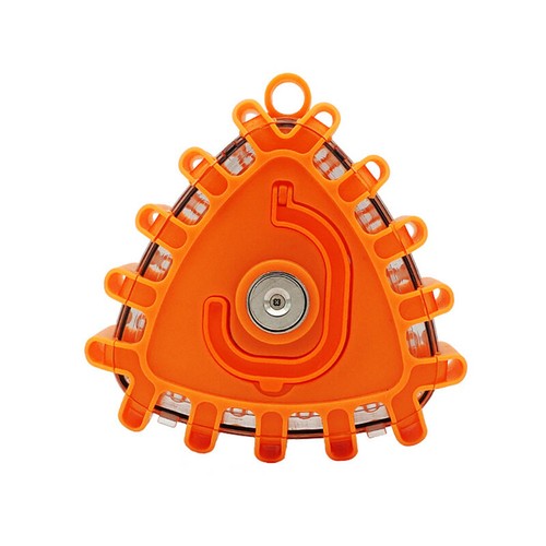 2PCS LED Safety Road Emergency Hazard Warning Light Strobe Flashing Lamp Orange - Foto 5 di 12