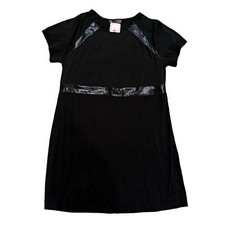 Sheila Rose Accent Stripe Mini Dress in Black, Size 2X