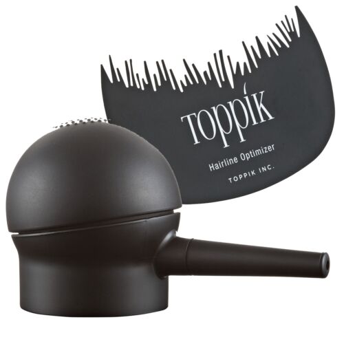 Applicateur spray en fibres de construction capillaire TOPPIK + peigne optimiseur de racine des cheveux - Photo 1 sur 11