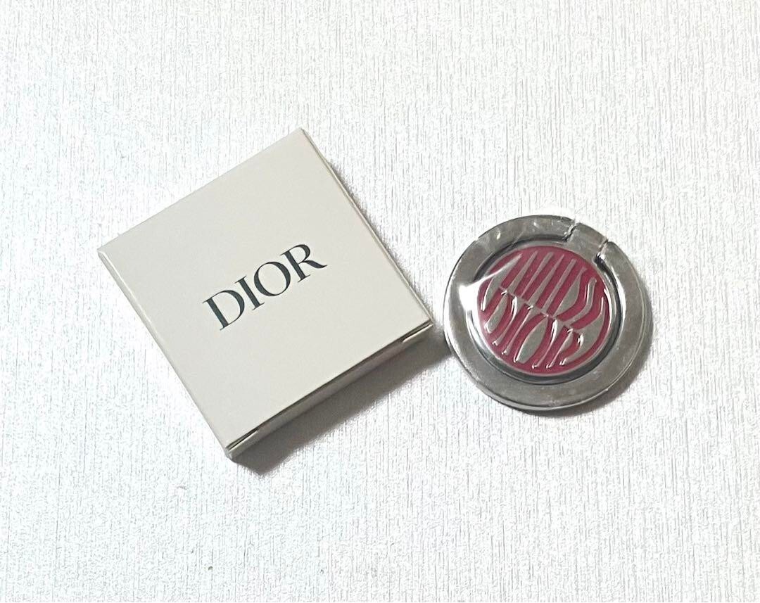 新品 Miss Dior• GRIS DIOR •マキシマイザー•リングホルダー MissDior Smartphone Ring Holder Novelty Christian Dior Round