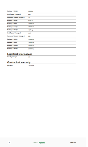 Schneider Lisse GGBL5000 Unswitched FCU White Moulded - Picture 3 of 4
