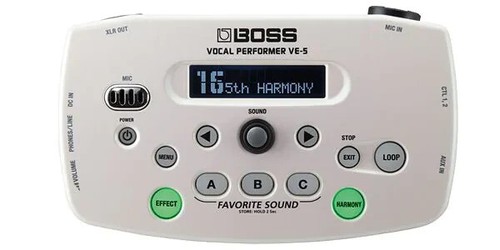 Boss VE-5 WH Vocal Performer Effects Processor White Japan New - Picture 2 of 10