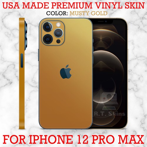 Rt Skins Musty Gold Full Body Skin For Apple Iphone 12 Pro Max Made In Usa Ebay