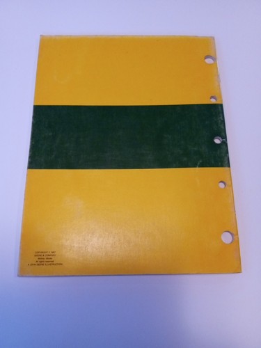 JOHN DEERE SERIE 610 TRAFILATO SCALPELLO ARATRO OPERATORI MANUALE NOS OMN200098 Edizione F7 - Foto 2 di 5