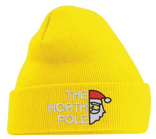 The North Pole Embroidered Christmas Beanie Hat Xmas - Imagen 8 de 9