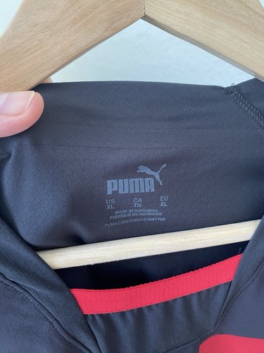 Puma Milan AC 2022/2023 Authentic Home Soccer Jersey. #17 Leao. Size XL. - Picture 5 of 14