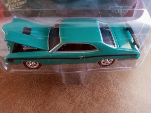 1971 Mercury Cyclone Spoiler NOS Green Johnny Lightning 429 SCJ Cobra Jet Ford - Picture 8 of 10