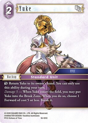 Yuke [Final Fantasy TCG] Trading Card - SQUARE ENIX [NEAR MINT] 16-101C
