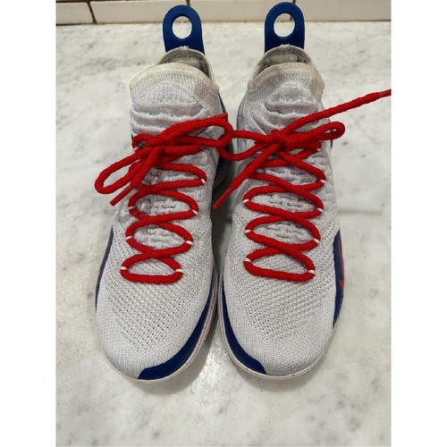 Nike KD11 Kevin Durant Basketballschuhe Sneaker weiß blau rot Größe 7,5 - Bild 1 von 5