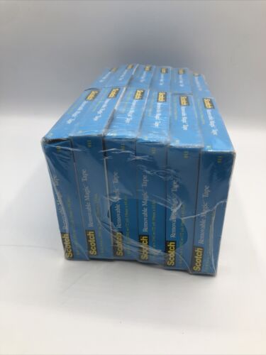Scotch 811 Magic Tape (Removable), 2.0 Mil, 3/4" x 72 yds., Transparent, 3 roll - Picture 3 of 4