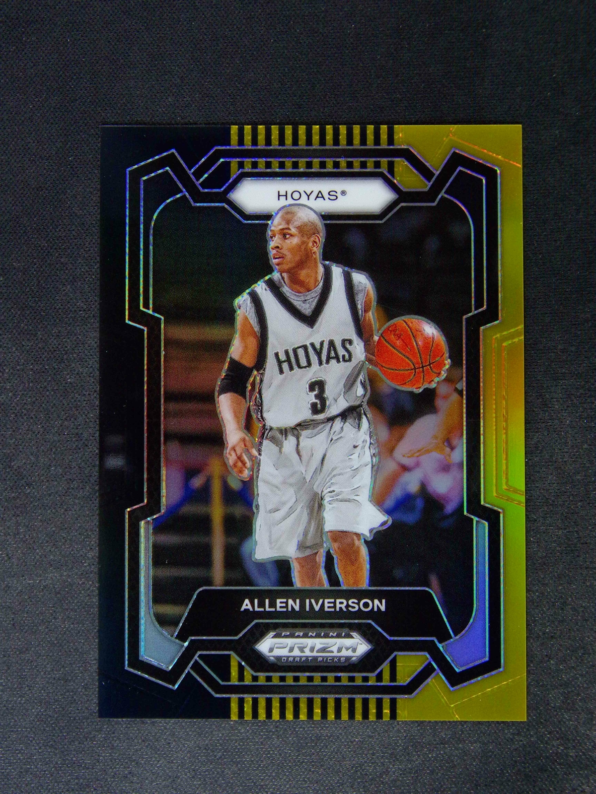 2024 Panini Prizm Draft Picks Allen Iverson #22 Black Gold 1/5≈1/1