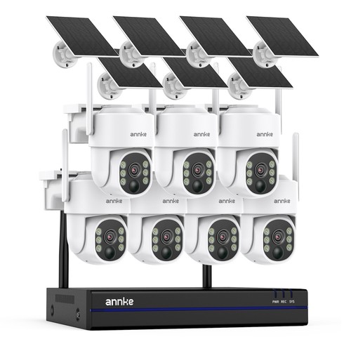 ANNKE 16CH NVR Wireless 4MP PT Color Security System Solar Power Two Way Audio - Picture 23 of 28