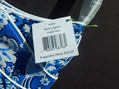 Vera Bradley Making Waves Hobo Handtasche in Blue Lagoon - Neu mit Etikett, rauchfreies Zuhause UVP 58 $ - Bild 3 von 4