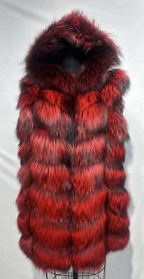Red Fox Vest Crosscut W/ Hood (117246)