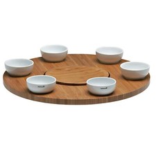 Barbecook Rotating Table With 6 Ceramic Bowls