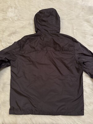 Prada Sport Nylon Full Zip Windbreaker Jacket Triangle Logo
