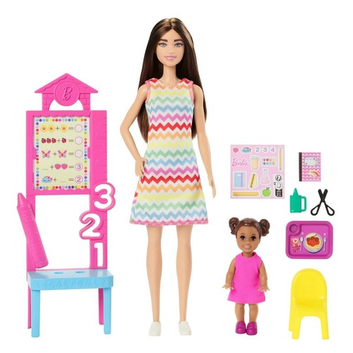 Barbie You Can Be Anything, Brunette Teacher Playset - Picture 5 of 6