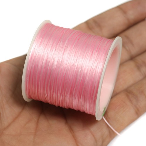 Elastic Beading String Stretch Cord thread Strong DIY Colored 50 Mtrs 0.5 Mm - Bild 23 von 25