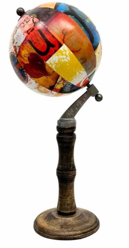 Incredible Globe Created “Objet D’Art” - Amazing 19” Tall