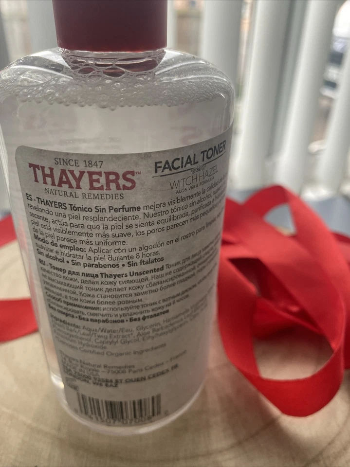 Thayers Unscented Witch Hazel Facial Toner with Aloe Vera 12ft oz (355ml) - Image 3 of 3