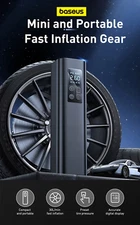 Baseus Car Tire Super Mini Inflator 12v Digital Air Pump Compressor 150 PSI Auto