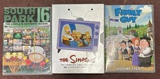 The Simpsons 1 ~ South park 16 ~ Family Guy 8 ~ Seasons On DVD