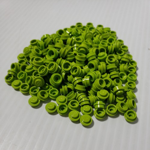 LEGO 1 x 1 Round Plate Stud LIME GREEN (X5) 4073 NEW REPLACEMENT PARTS - 第 2/5 張圖片