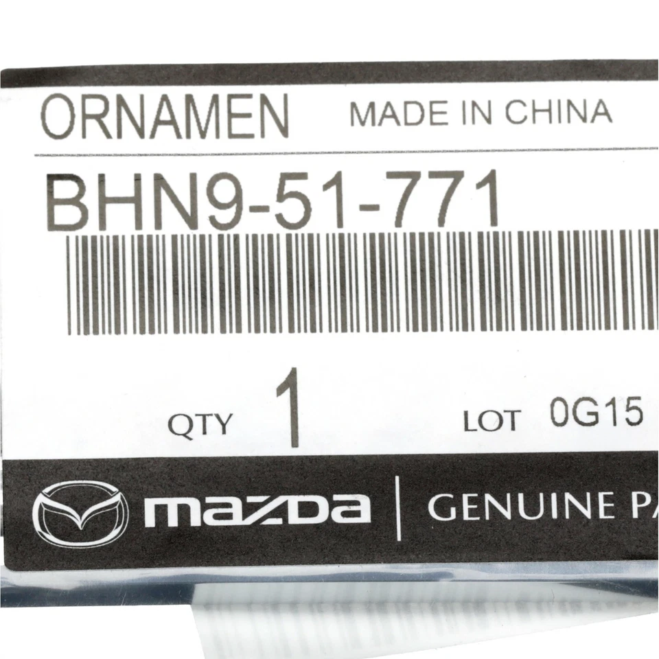 Mazda 3 5-Door Rear Right Passenger SKYACTIV TECHNOLOGY Trunk Emblem Badge OEM - Image 3 of 3