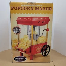 Nostalgia 2.5-Ounce Vintage Tabletop Kettle Popcorn Maker