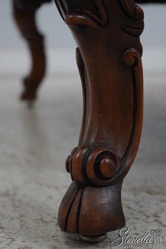 67396: KARGES Large French Louis XV Walnut Coffee Cocktail Table - Picture 9 of 14