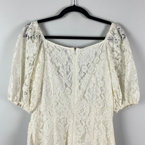 Anthropologie x BHLDN Sachin & Babi Cailyn Lace Mini Dress Size 10 Ivory - Picture 7 of 10