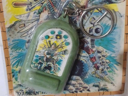vtg Rambo Key chain with sounds Taiwan new on card - Picture 8 of 8