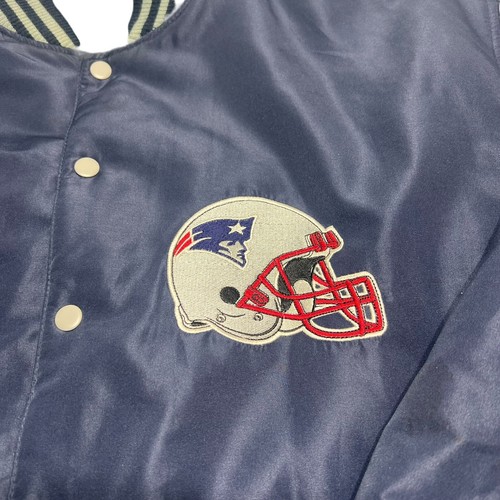 New England Patriots 2 Time Super Bowl Jacket Vintage Tom Brady Reversable XXL - Picture 5 of 13