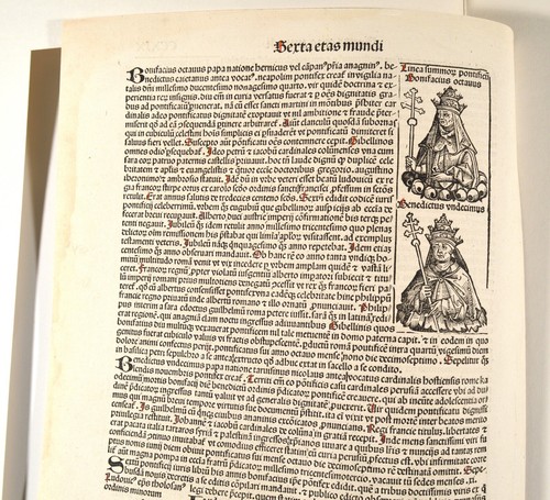 Schedel Weltchronik 1493 Blatt 219 Zisterzienser Orde Adolphus Bonifacius octvus - Picture 6 of 9