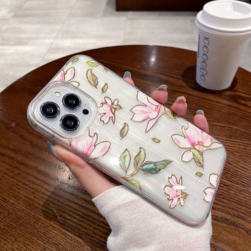 For iPhone 16 15 14 Pro Max Plus 13 11 12 Cover Spring Floral Cell Phone Case - 第 13/14 張圖片