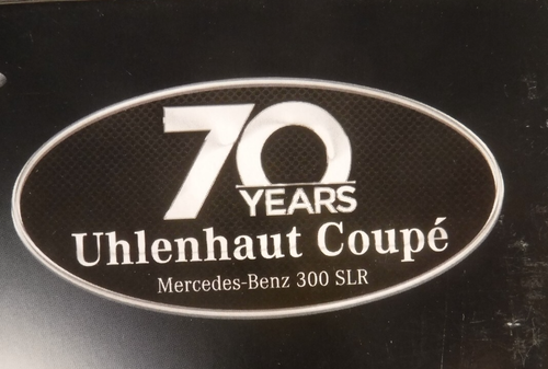 1/24 Revell of Germany 70 years of Mercedes Benz 300 SLR Uhlenhaut Coupe # 05633 - Picture 2 of 7