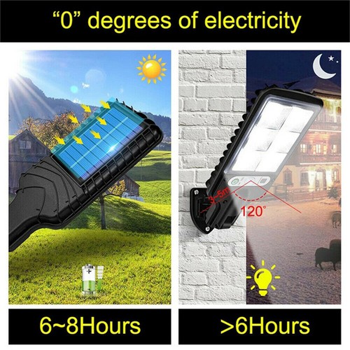 Super Bright Solar Security Lights Outdoor LED Motion Sensor Flood Garden Light - Picture 11 of 17
