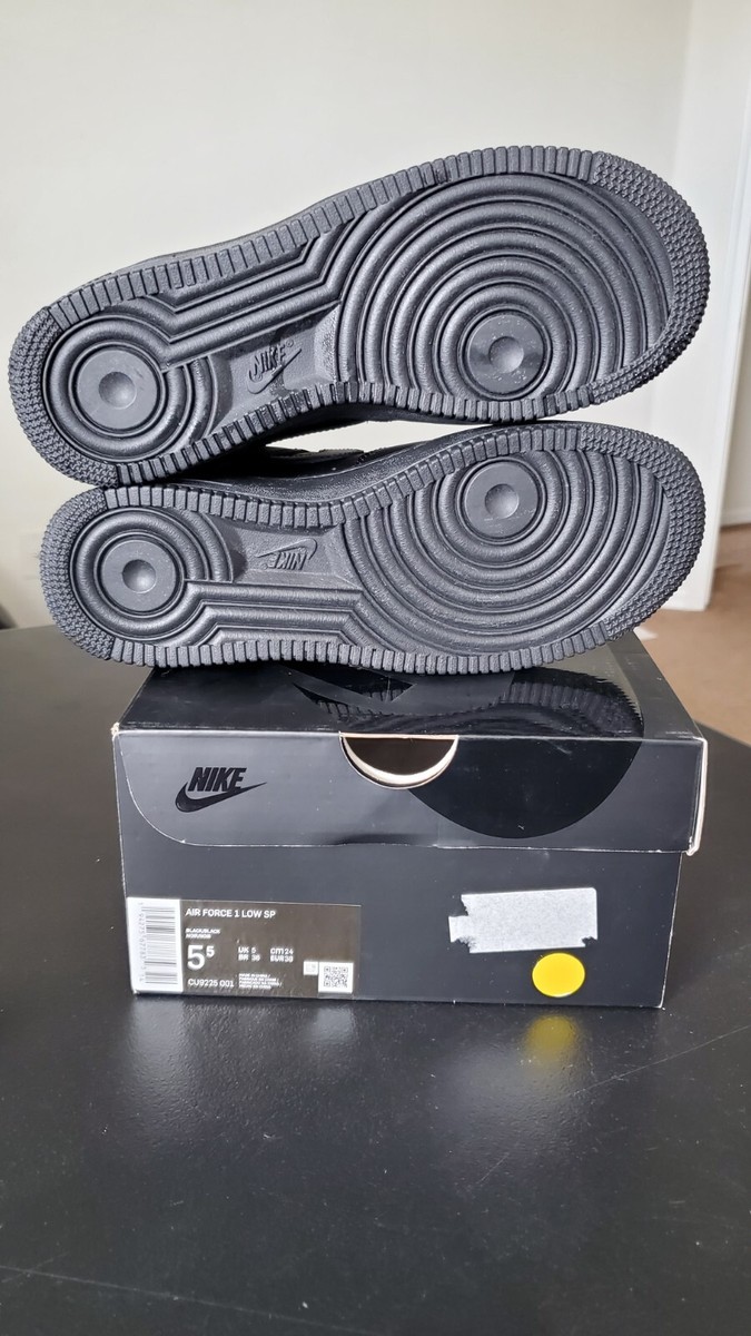 Nike Air Force 1 Low Supreme Black SP CU9225-001 5.5 | eBay Nike Air Force 1 Low Supreme Black SP CU9225-001 5.5 | eBay