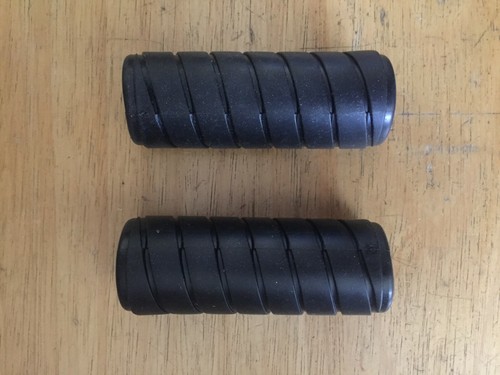 NOS PR OGK REST GRIPS Nero per manubrio bici vintage classico 10 velocità drop - Foto 4 di 6