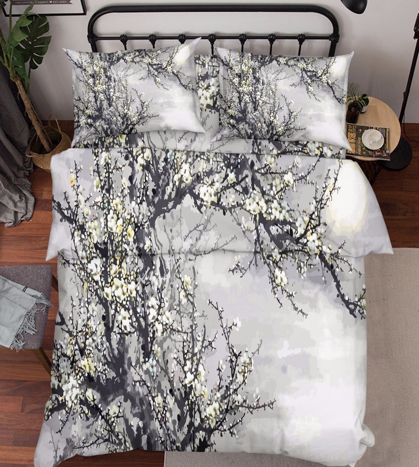 3D Plum Blaumen 028 Bett Kissenbezüge steppen Duvet Decken Set Single Königin DE 3D Plum Blaumen 028 Bett Kissenbezüge steppen Duvet Decken Set Single Königin DE
