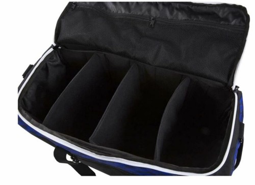 Hex X Perfect Pair Sneaker Duffel Bag HX2695-BLCK  Black/Blue - Picture 12 of 12