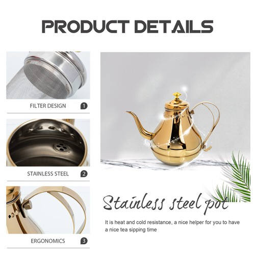 Retro Teapot Small Tea Kettle Whistling Teapot magasin Water Pitcher Water Jug