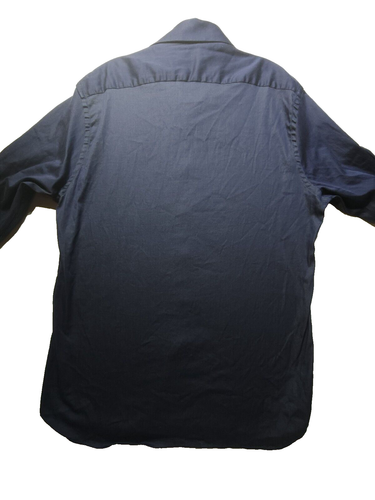 Hickey Freeman Long Sleeve Classic Fit Shirt Blue Mens Size 16.5-33 - Picture 12 of 13