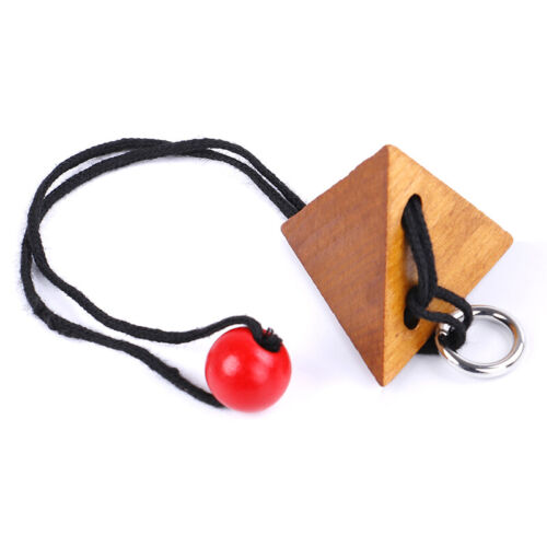 IQ corda puzzle in legno logica rompicapo gioco di puzzle stringa per adult CR - Picture 8 of 9